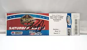 Dale Earnhardt Jr handsigniertes signiertes Ticket Geschichte 300 Charlotte Motor Speedway - Bild 1 von 3
