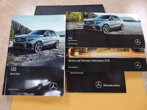 2018 MERCEDES BENZ GLE OWNERS MANUAL & CASE( QUICK REF, VOICE, SERV) - Foto 1 di 11