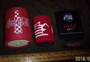COCA - COLA OLYMPIC SLAP WRAP KOOZIE AND COKE ZERO FINAL FOUR KOOZIE - Bild 1 von 2