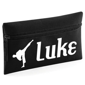 Personalisiertes Kinder Federmäppchen Kindergesicht Taekwondo Kampfsport Geschenk Schule  - Bild 1 von 8