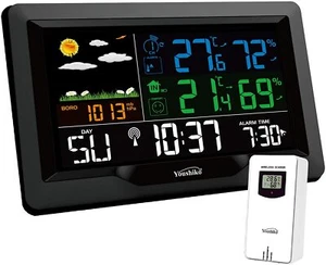 Weather Station with MSF Radio Control Clock ( UK Version ) indoor / outdoor - Picture 1 of 10