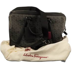 Salvatore Ferragamo Gancini Weekender Travel Bag - Free Ship USA - Picture 1 of 12