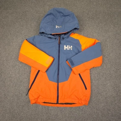 Helly Hansen Jacket kids 6 YEARS orange Windbreaker Long Sleeve snow Size 6Y - Image 1 of 4