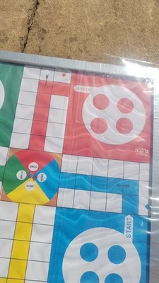 2 In 1 African board game (Ludo & Snake And Ladder) With Dice And Other Seeds - Image 1 of 3