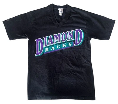 Camiseta De Colección Arizona Diamondbacks Gráfica Negra Jóvenes Niños Talla Mediana Foto 1 de 3