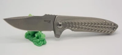 Les George VECP Frame Lock - 204p / Morph Stonewashed Titanium - Image 1 of 4