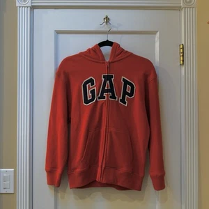 GAP Kids Orange Zip-Up Hoodie XL Size 12 - Picture 1 of 7