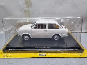 FIAT 850 Super (1964) Scala 1/24 Quattroruote Collection Fabbri Editori - Foto 1 di 5