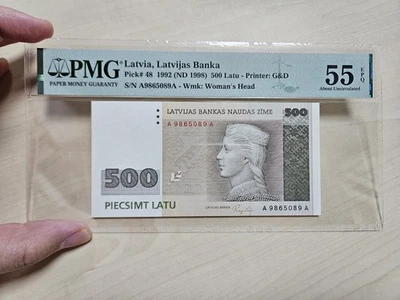 latvia 500 latu banknote - Image 1 of 2