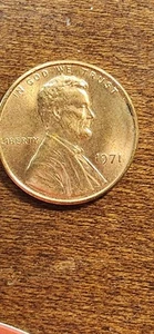 1971 Lincoln Cent. DDO Obv. Nice Red. RARE. Pretty Coin. Uncirculated . - Picture 1 of 4