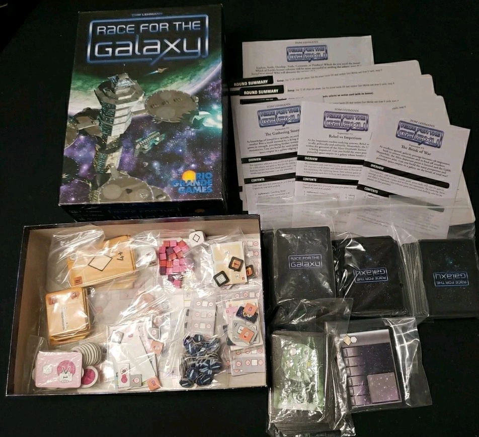 Race for the Galaxy con 3 expansiones (juego de mesa, 2007) Rio Grande COMPLETO Foto 1 de 1
