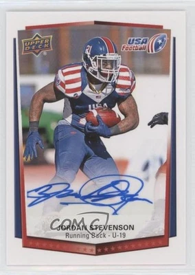 2015 Upper Deck USA Football USA U-19 Auto Jordan Stevenson #3 Auto - Image 1 of 2