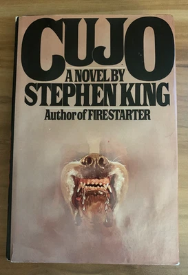 Cujo by Stephen King 1981 Hardcover Book Club Edition MP6Y w/DJ - Image 1 of 4