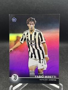 Topps Juventus Team Set 2021 Fabio Miretti Rookie Card RC /99