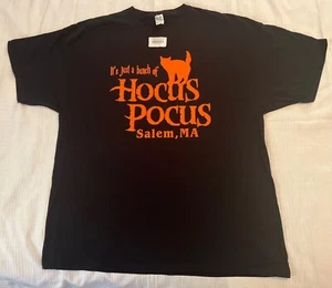 Hocus Pocus Shirt It's Just a A Bunch Of 2XL Cat Salem MA Binx Witch Brand New - Picture 1 of 5