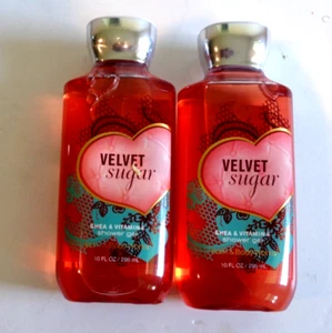 Gel de ducha Bath & Body Works VELVET SUGAR 10 OZ/295 ML FIRMA COLECCIÓN 2 PIEZAS - Imagen 1 de 2