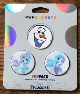 Popsockets Disney Frozen II  Poppack ~ Anna & Elsa & Olaf ~ New - Image 1 of 2