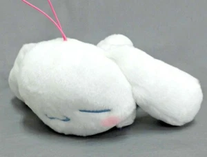 FuRyu Sanrio Cinnamoroll Fluffy Ribbon Sleeping 15cm Mascot Plush Doll Keychain - Picture 1 of 4