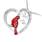 Cardinal Jewelry Lady Neck Accessories Red Cardinal Pendant Necklace