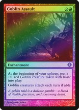Goblin Assault FOIL Shards of Alara NM Red Rare MAGIC GATHERING CARD ABUGames