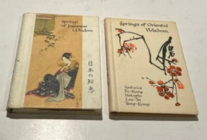 SPRINGS OF ORIENTAL WISDOM & SPRINGS OF JAPANESE WISDOM - 1964- Mini Spiral Bnd. - Imagen 1 de 13