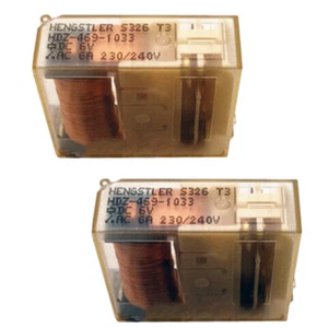 2 piezas Relé de seguridad HENGSTLER HDZ-469-1033 6VDC 6 pines 6A 230/240V - Imagen 1 de 2