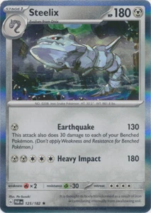 Pokemon SV04: Paradox Rift: Steelix - 125/182 Holofoil - Picture 1 of 1