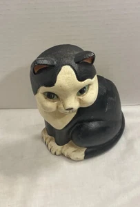 Vintage Cast Iron Back Cat Doorstop Upper Deck LTD.TM Copyrighted 1991-1996 - Picture 1 of 24
