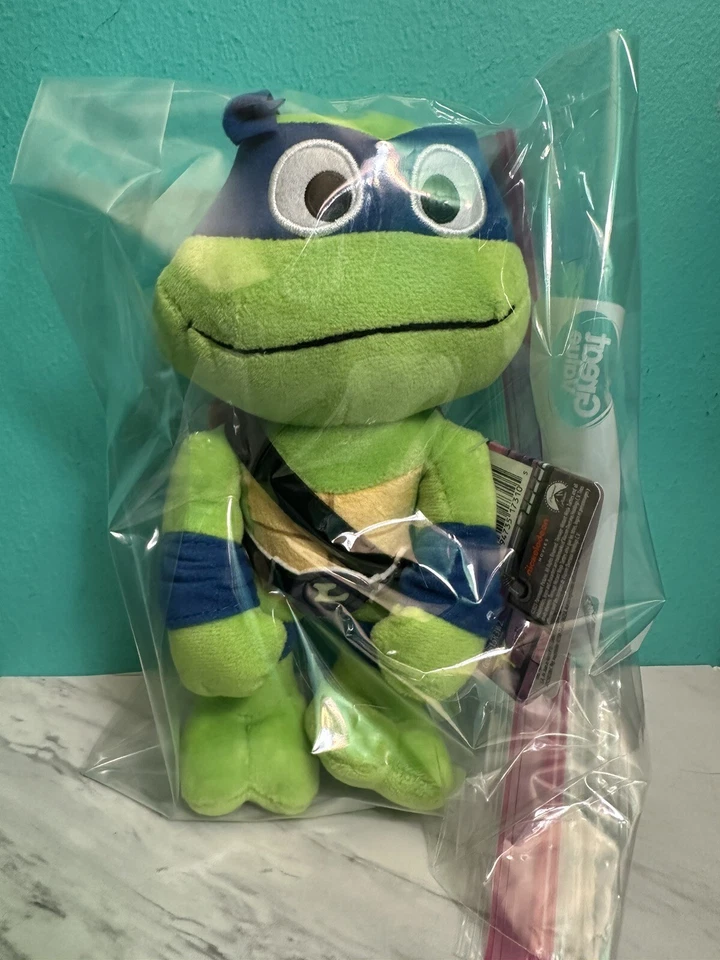 TMNT Teenage Mutant Ninja Turtles Leonardo Peluche Mutant Mayhem 8" 2023 Nuevo Foto 1 de 1