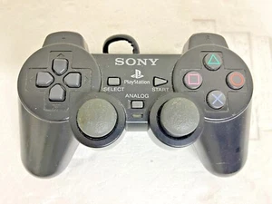 Sony PlayStation 2 Dualshock  Analog Controller SCPH-10010 - Black - Picture 1 of 4