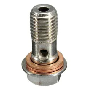 Perno Banjo Acero Inoxidable M10 x 1.25mm Moto Frenado Para Honda - Imagen 1 de 6