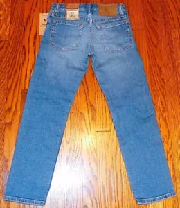 POLO RALPH LAUREN AUTHENTIC YOUTH BOYS BRAND NEW ORIGINAL JEANS Size 8, NWT - Picture 1 of 4