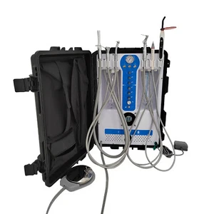 Unidad de compresor de aire dental actualizada 600W GU-P206S y luz de curado y escalador 2H EE. UU. - Imagen 1 de 18
