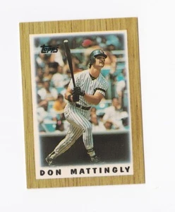 1987 Topps Mini Líderes de Grandes Ligas Don Mattingly Yankees #65 - Imagen 1 de 1