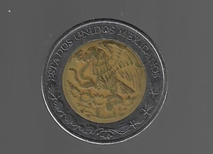 1997 MEXICO 1 PESO COIN - Picture 1 of 2