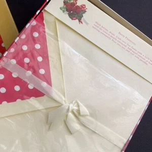 Vintage Stationary Berry Preserves Recipe Polka Dot 40 Sheet Paper 20 Envelopes - Picture 1 of 2