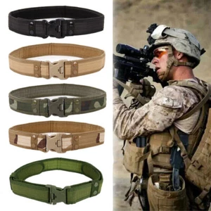 130cm Herren Armee Militär Military Gürtel Taktischer Gürtel Belt Nylon Schnalle - Bild 1 von 17