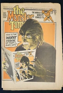 1974 MONSTER TIMES 30 Drink Your Blood Eat Your Skin Party Beach Wolfman Schlock - Picture 1 of 8