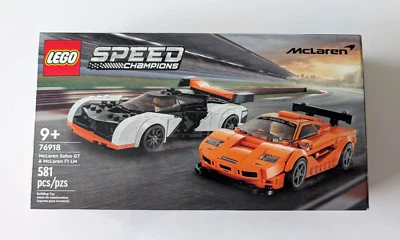 LEGO 76918 Speed Champions Mclaren Solus Gt & Mclaren F1 LM set brand new sealed - Image 1 of 4