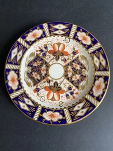 "Platos de postre de colección Royal Crown Derby tradicional Imari Bone China 6 1/4"" como están" - Imagen 1 de 4