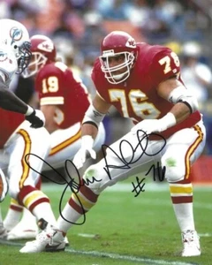 Foto firmada autografiada de John Alt Kansas City Chiefs 8x10 con certificado de autenticidad - Imagen 1 de 1