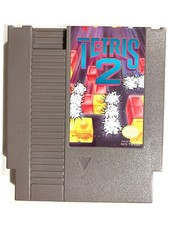 Tetris 2 ORIGINAL NINTENDO NES Game Tested + Working & Authentic!