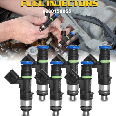 Juego de 6 inyectores de combustible nuevos para Ford Ranger 2005-2011 4,0 L 0280158055 Foto 1 de 4