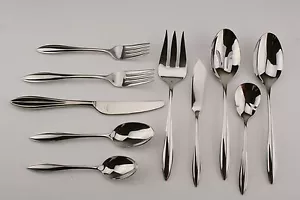 Cubiertos de acero inoxidable Lenox Sculpt 18/10 a tu elección - Imagen 1 de 12