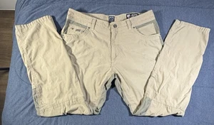 Kuhl Men’s 36x32 Radikl Beige Gray Cotton/Nylon Blend Stretch Outdoors Hiking - Picture 1 of 23