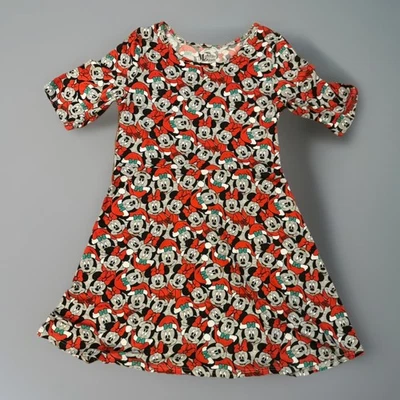 Niñas Disney Minnie Mouse Navidad Vestido Talla Grande (10-12) Foto 1 de 4