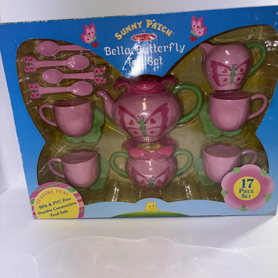 Melissa & Doug 6181 Bella Butterfly Tea Set Sunny