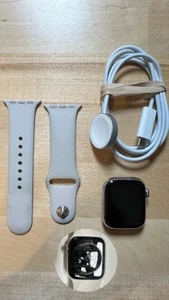 Apple Watch Series 7 41mm Stainless Steel *CRACKED BACK* GPS & LTE A2475 - Photo 1 sur 7