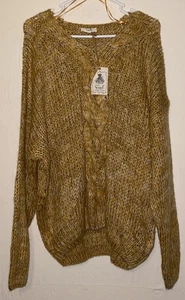 NWOT Women’s Easel Beige Sweater M Medium - Picture 1 of 5
