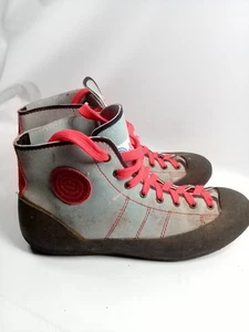 Zapatos de Escalada en Roca Vintage Boreal Fire High Top Talla 9 Hechos en España - Imagen 1 de 9
